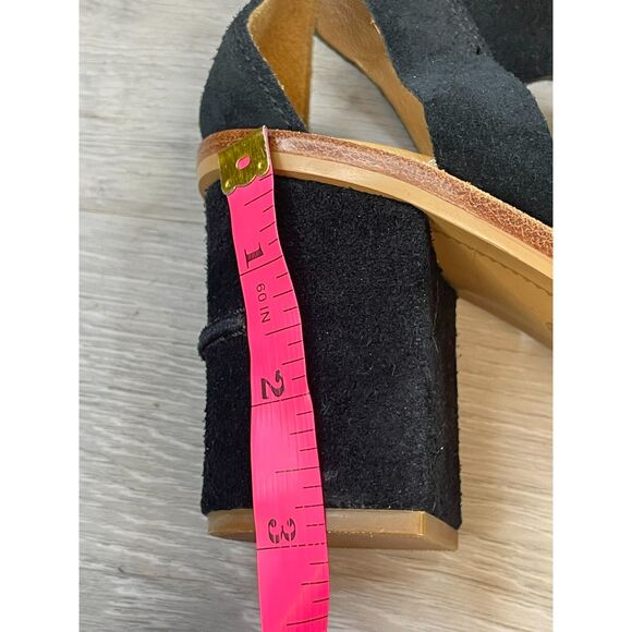 UGG Macayla Women's Sandal Slingback Gladiator Strappy Ankle Heel 7.5 Black Shoe - Picture 8 of 11